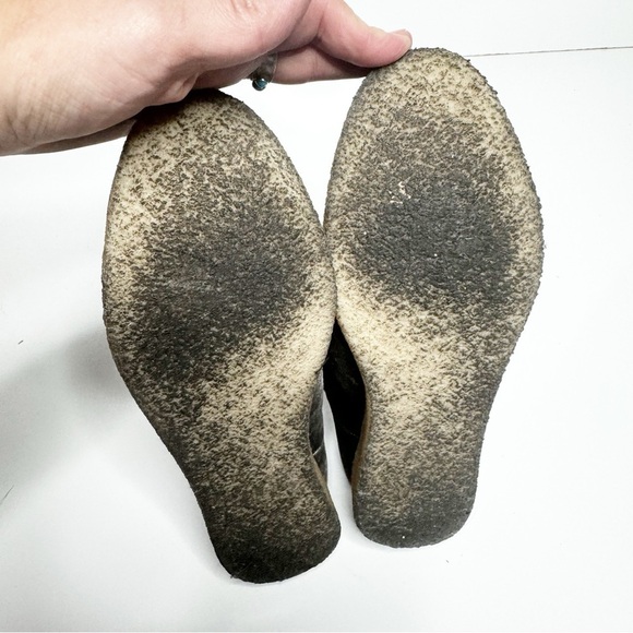 Ulla Johnson Velvet Oxford Shoes Gray 6.5 Bow Coquette - Picture 5 of 8